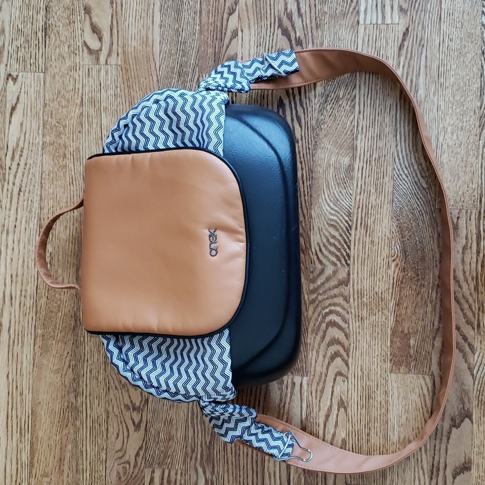 Anex European Patterned Hard Plastic Base Diaper Bag Shoulder and Handle Straps